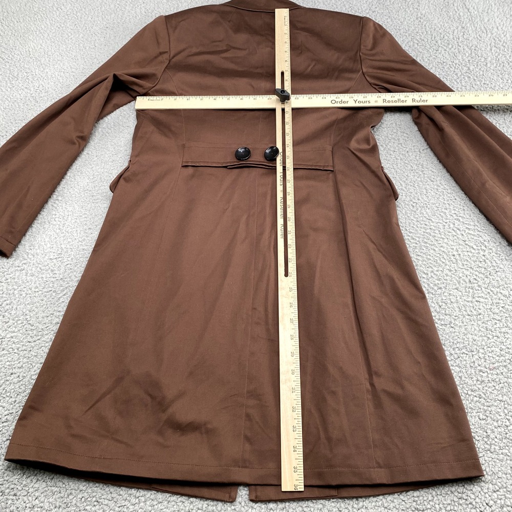 Pendleton Coat Womens 4 Long Red Parka Jacket Button Up Polka Dot Lining‎ Rain - Picture 6 of 12